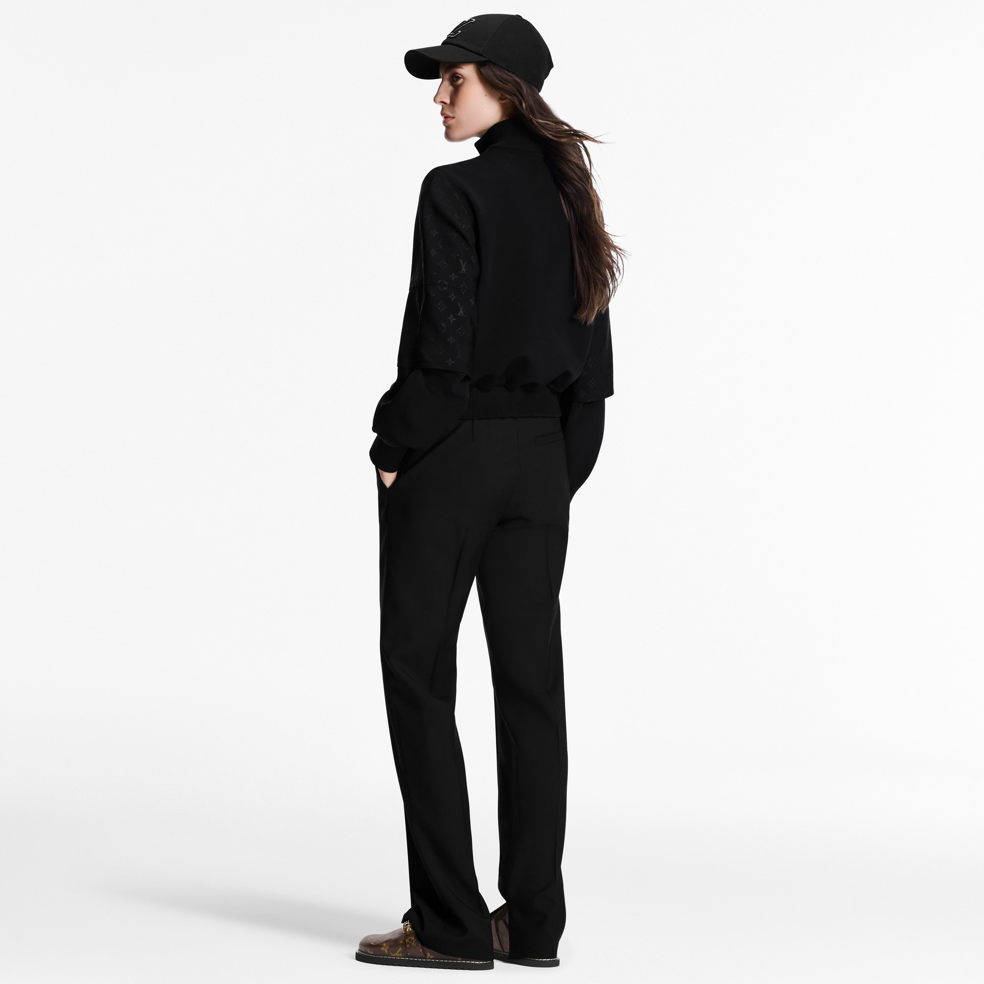 Embossed Monogram Zip-Up Jacket - Ready-to-Wear 1AJQZJ | LOUIS VUITTON